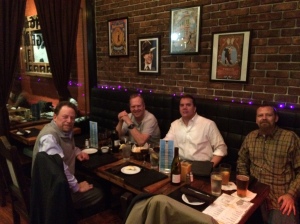 Dan and Augi with some dealer friends at Gaucho Grill 